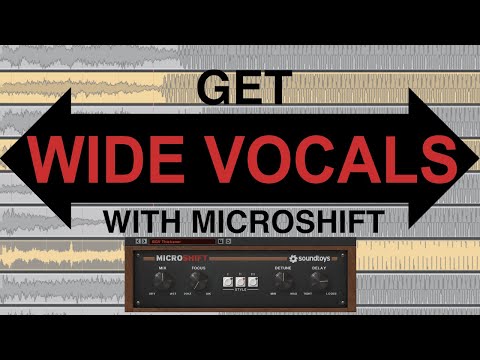Mixing Vocals - Get Big, Wide Vocals with Microshift by Soundtoys (Cubase Pro)