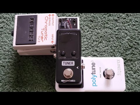 AmazonBasics Tuner!! How does it hold up against the Boss TU-2 and Polytune 3?