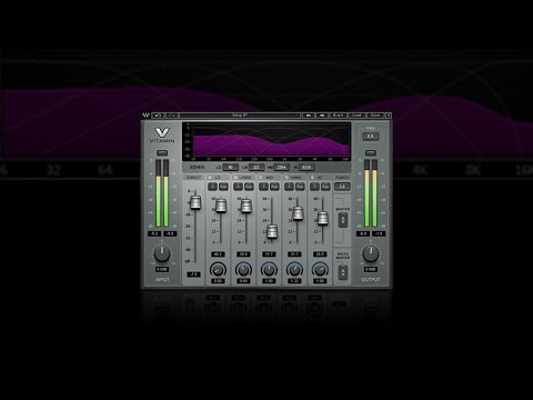 Drums, Bass &amp; Guitars – Before and After the Waves Vitamin Plugin