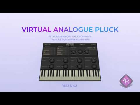 First look FREE SawPluck #RDGAudio AU-VST3 Analog Trance Pluck Synthesizer