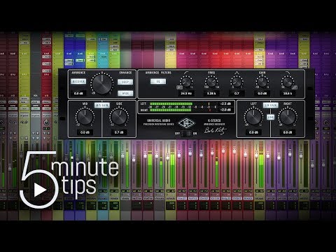 5-Min UAD Tips: Precision K-Stereo Ambience Recovery Plugin Tutorial