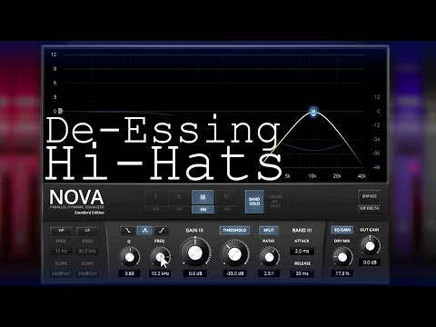 De Essing Hi Hat in the Room with TDR Nova FREE