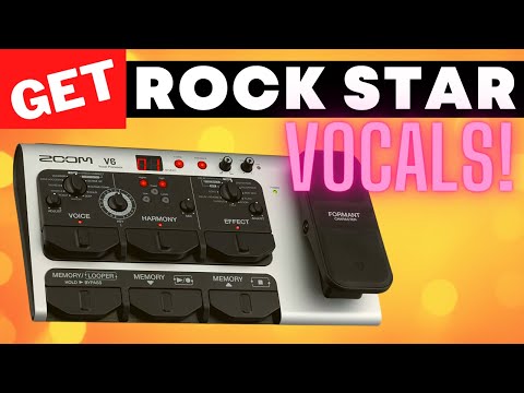 Vocal Effects Pedal Board | The ZOOM V6