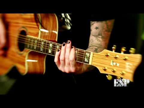 ESP Guitars: Wednesday 13 demos the LTD Xtone EW-Z Acoustic