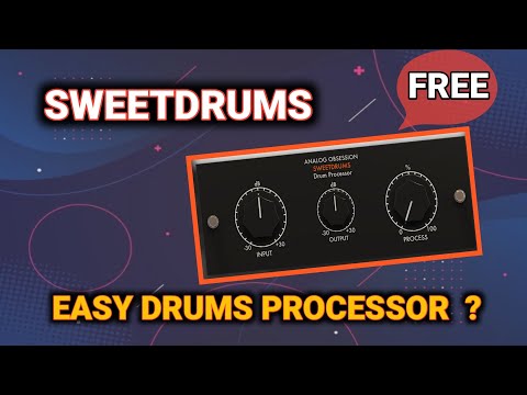 Analog Obsession SWEET DRUMS v4.0⎮PUNCHY Drums with ONE KNOB ? (Easy Peasy)