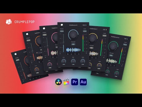 CrumplePop AudioSuite for Final Cut Pro, Premiere Pro, Audition and Davinci Resolve