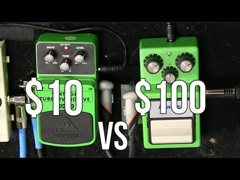 Cheap Pedals: $10 pedal vs $100 pedal - Can you Hear the Difference?
