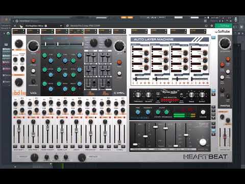 My favorite drum machine - Softube Heartbeat VST demo &amp; preset sounds &amp; MIDI files