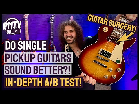 Do Single Pickup Guitars Sound Better? - A/B Test With Clean &amp; Dirty Amps!