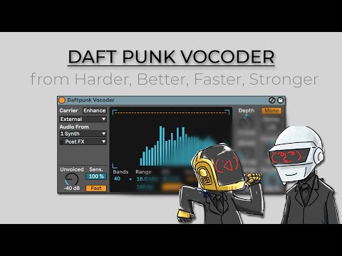 Daft Punk Vocoder Tutorial (Ableton Live) | from Harder, Better, Faster, Stronger