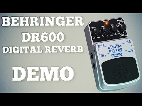 Behringer DR600 Digital Reverb Demo