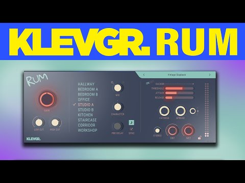 Any good? Room Reverb Specialist: Klevgrand Rum VST Plugin review