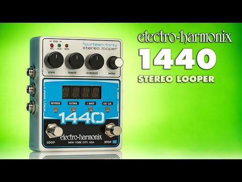 Electro-Harmonix 1440 Stereo Looper Pedal (EHX Demo by TOM BURDA)