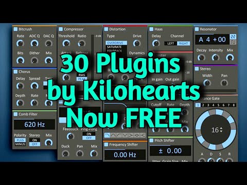 30 FREE VST Plugins by Kilohearts For Music Production - Essentials Bundle Review (Audio Examples)