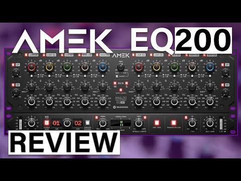 AMEK EQ 200 Review - Great Analog Mastering Equalizer - Brainworx Plugin Alliance