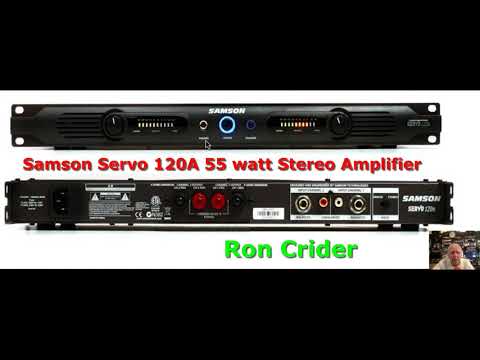 Sanson Servo 120A 55 watt Stereo Audio Amplifier Ron Crider