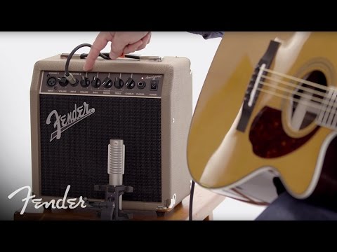Fender Acoustasonic™ 15 Amplifier | In-Depth Look | Fender