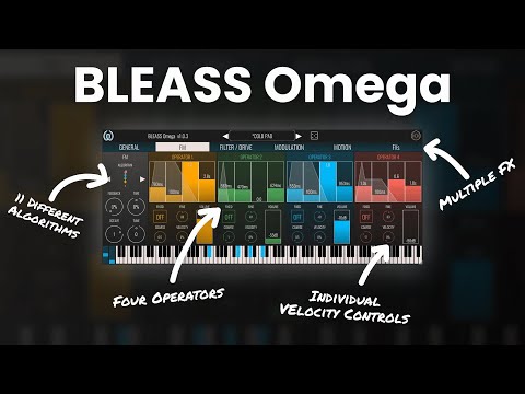 BLEASS Omega 🎹 | A New Intuitive FM Synthesizer