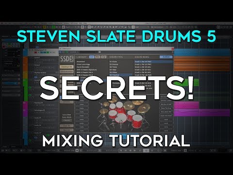 Steven Slate Drums 5 secrets! (rock drums mixing tutorial)