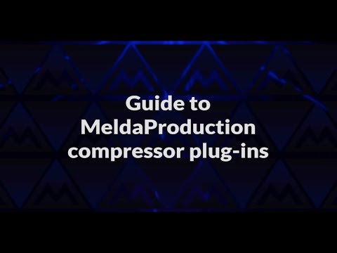 Guide to MeldaProduction compressor (and other dynamics) plugins