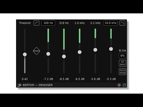 Bertom Denoiser - Free noise reduction plugin - v2.0