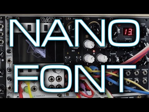 NANO Modules FONT // Tiny Eurorack filter with a BIG sound!