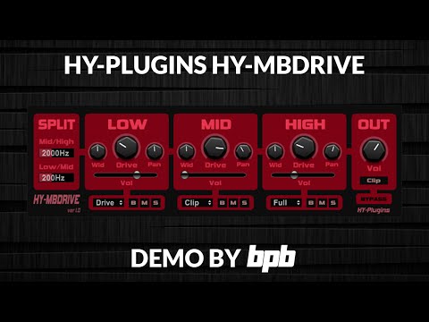 HY-MBDrive FREE Multi-Band Distortion VST Plugin DEMO