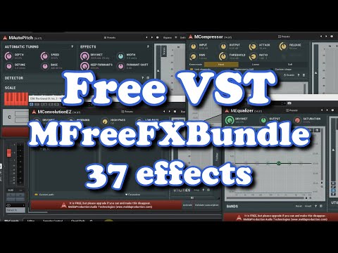 Free VST - 37 effects - Melda Production Free FX Bundle