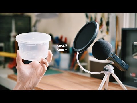 DIY Mic Pop-Filter (Using Home Supplies)