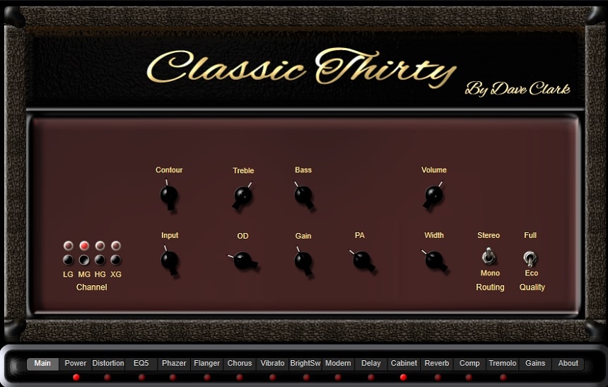 EXE Consulting Classic Thirty Review - The 5 Best FREE Guitar Amp Plugins | Integraudio.com