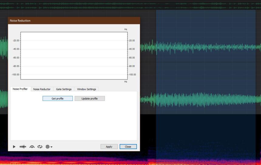 OcenAudio - select noise - How To Remove Background Noise From An Audio Recording? | Integraudio.com