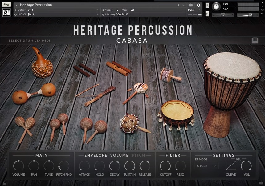 Impact Soundworks Heritage Percussion - Top 20 Free KONTAKT Libraries For Various Instruments | integraudio.com