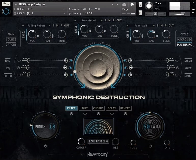 Heavyocity Symphonic Destruction - Top 20 Kontakt Libraries For All Categories (Synths, Drums, Vocals, Sequencers...) | integraudio.com