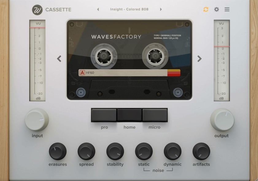 Wavesfactory Cassette - 20 Best Tape Emulation Plugins (Inspired By Real Hardware) For Mixing & Mastering | Integraudio.com
