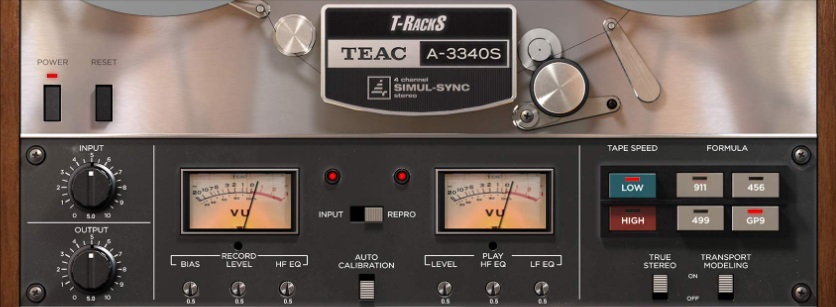 T-RackS TEAC A-3340S By IK Multimedia - 20 Best Tape Emulation Plugins (Inspired By Real Hardware) For Mixing & Mastering | Integraudio.com
