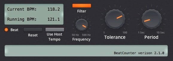 Teragon Audio BeatCounter - Top 6 BPM Detection Plugins | integraudio.com