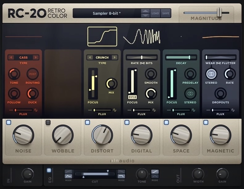 XLN Audio RC-20 Retro Color (Modern Channel Strip) - Top 12 Plugins For Logic Pro X (Instruments & Effects) | integraudio.com