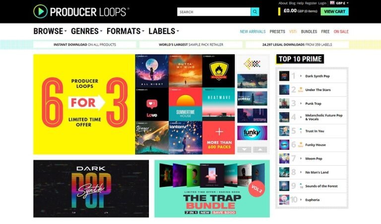 12 Best Websites For Samples, Presets, Loops & MIDI