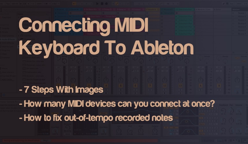 How To Connect MIDI keyboard To Ableton Live - Step By Step | integraudio.com