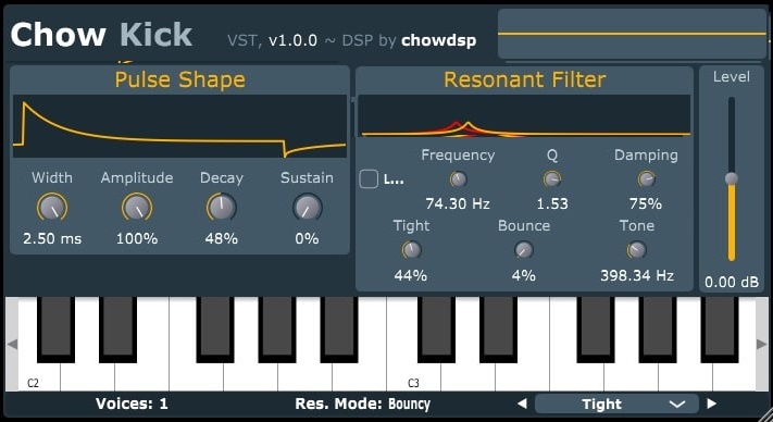 ChowDSP Chow Kick - The 30 Best Plugins For Reaper (And 20 FREE Plugins) | integraudio.com