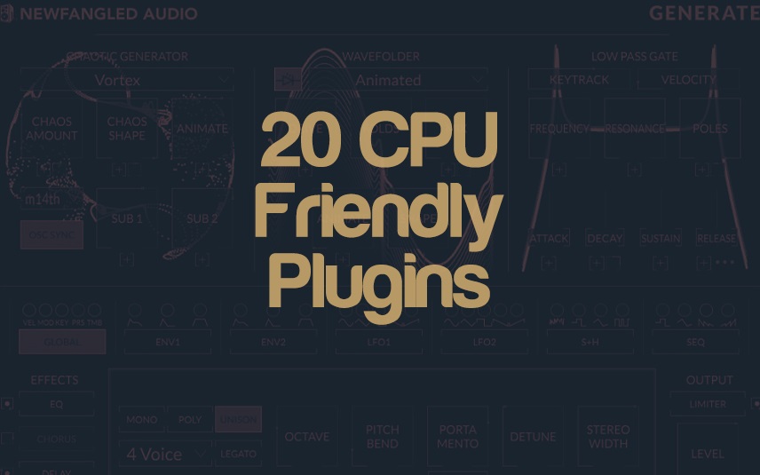 Top 20 Low CPU Friendly VST Plugins 2024 - 2024 Update