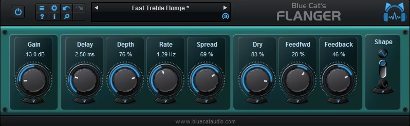 Blue Cat’s Flanger - The 30 Best Plugins For Reaper (And 20 FREE Plugins) | integraudio.com