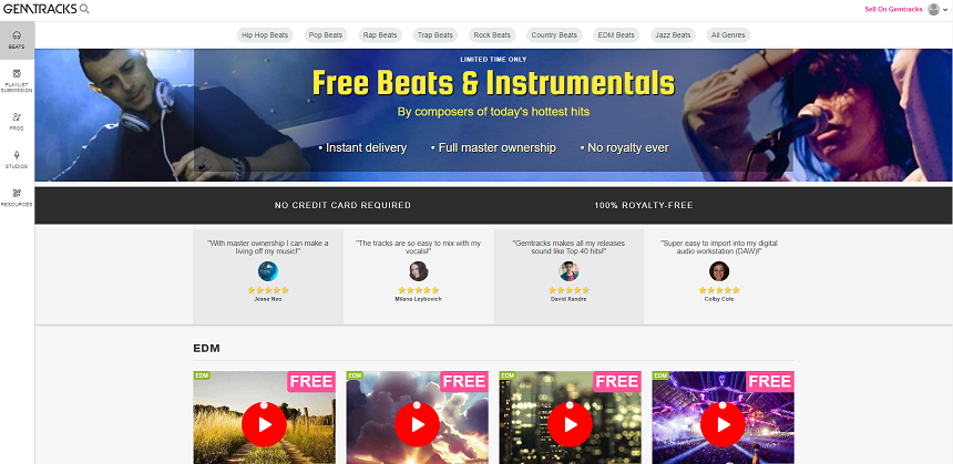 GemTracks - 17 Websites To Download Music For FREE Legally | integraudio.com