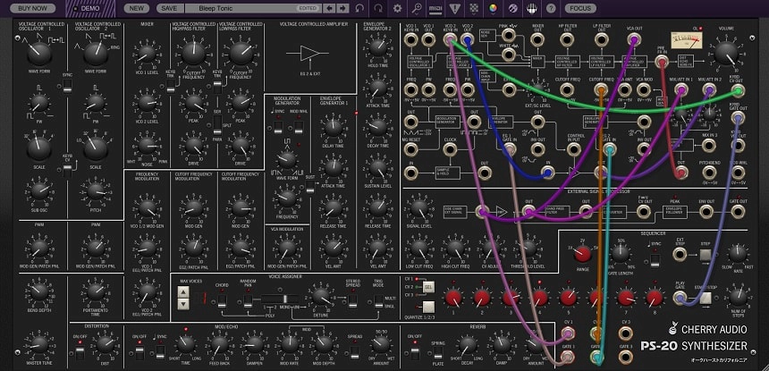Cherry Audio PS-20 - Top 10 Modular Synth Plugins (+ 3 FREE VST Plugins)