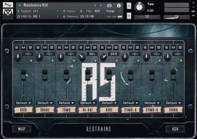 Panda Sound Restrains Kit - Top 7 Drum Libraries For KONTAKT (And 4 Freebies) | Integraudio
