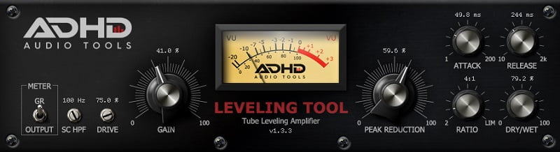 ADHD Leveling Tool  - 30 Best Free AAX Plugins For Music Production | integraudio.com