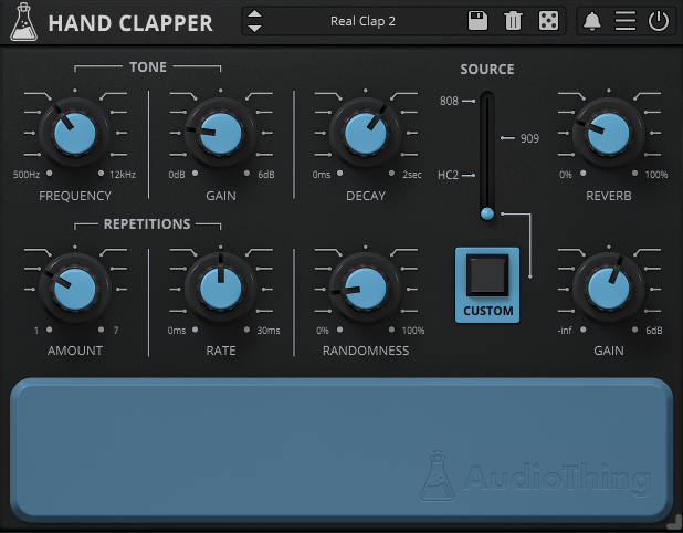 AudioThing Hand Clapper - 4 Best CLAPS Plugins For Organic & Realistic Claps | integraudio.com