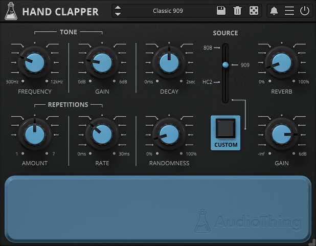 AudioThing Hand Clapper - The 6 Best 909 VST Plugins (And 2 FREE Plugins) | integraudio.com