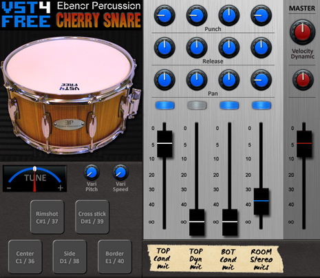 vst4free Cherry Snare - 8 Best Snare VST Plugins Available (Paid & Free) | integraudio.com