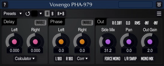 Voxengo PHA-979 - Top 7 Phase Alignment Paid/Free Plugins - Integraudio